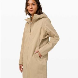 NWT Lululemon Rain Rebel Jacket *Cotton Trench